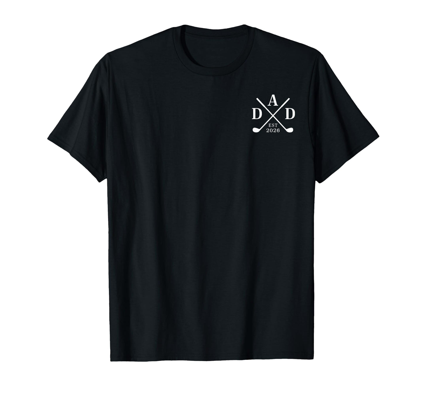 Funny Dad Est. 2026 Father 2026 Loading New Dad Golf Pocket T-Shirt