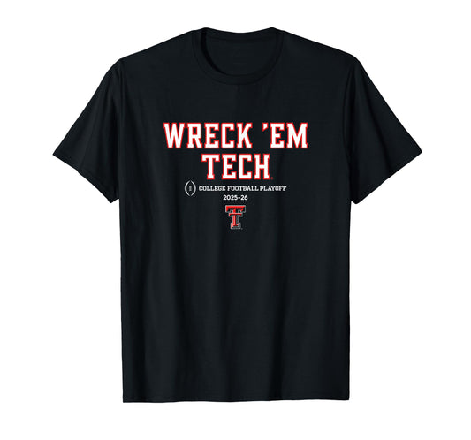 Texas Tech Red Raiders College Football Playoff Slogan 2025 T-Shirt