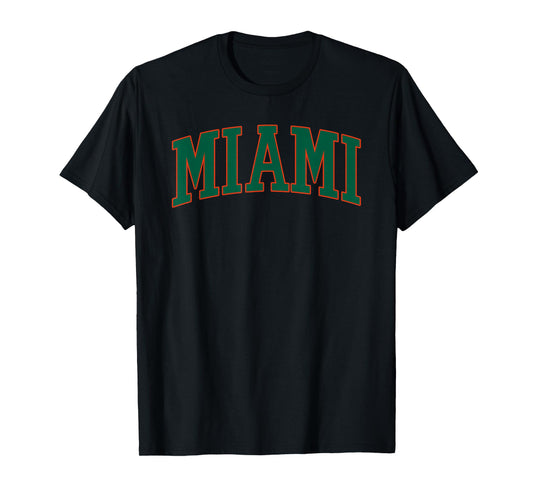 Miami - Throwback Design Print - Classic Vintage Men Women T-Shirt