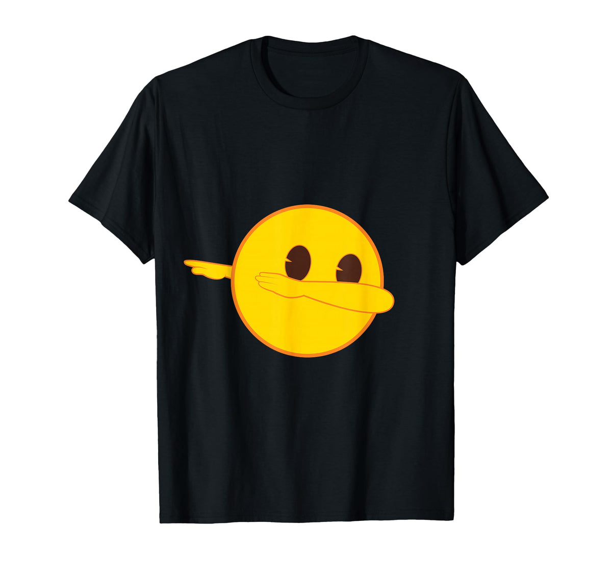Official Emoji Dab Dabbing Yellow Smile Face T-Shirt