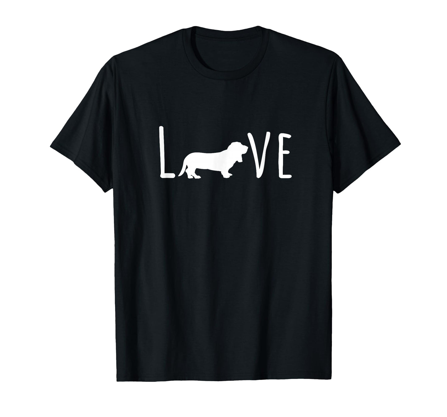 Basset Hound - Love Dog Mom Dad Pet Cute T-Shirt