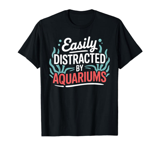 Aquarium Art for Men Women Fish Keeper Coral Fish Tank Lover T-Shirt