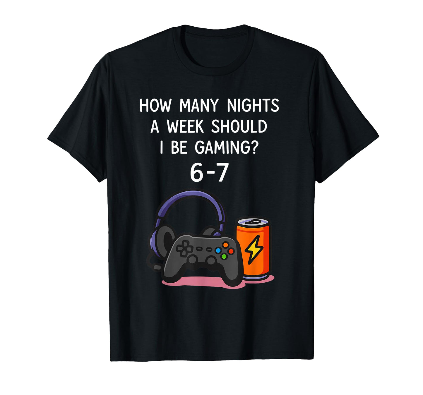 67 Six Seven Meme 6-7 Funny Gaming T-Shirt