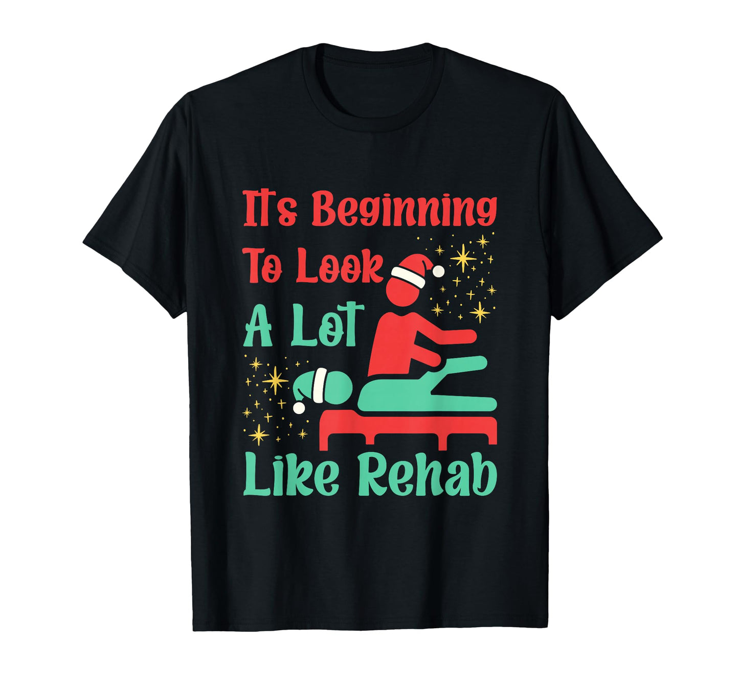 Funny Physical Therapist Therapy Christmas Xmas Holiday T-Shirt