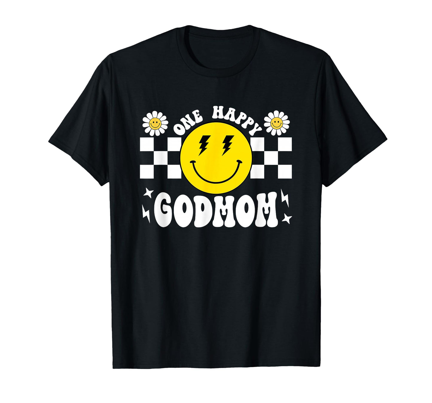 One Happy Dude GodMom 1st Birthday Family Matching T-Shirt
