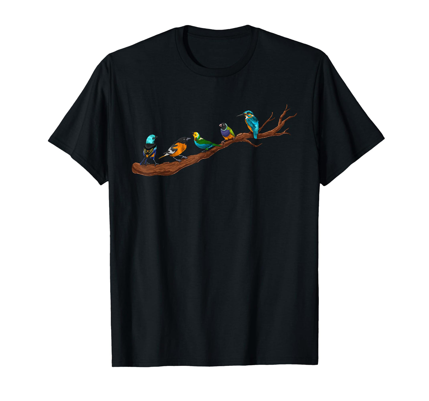Birds On A Branch Birding Bird Watching Bird Watcher Birder T-Shirt