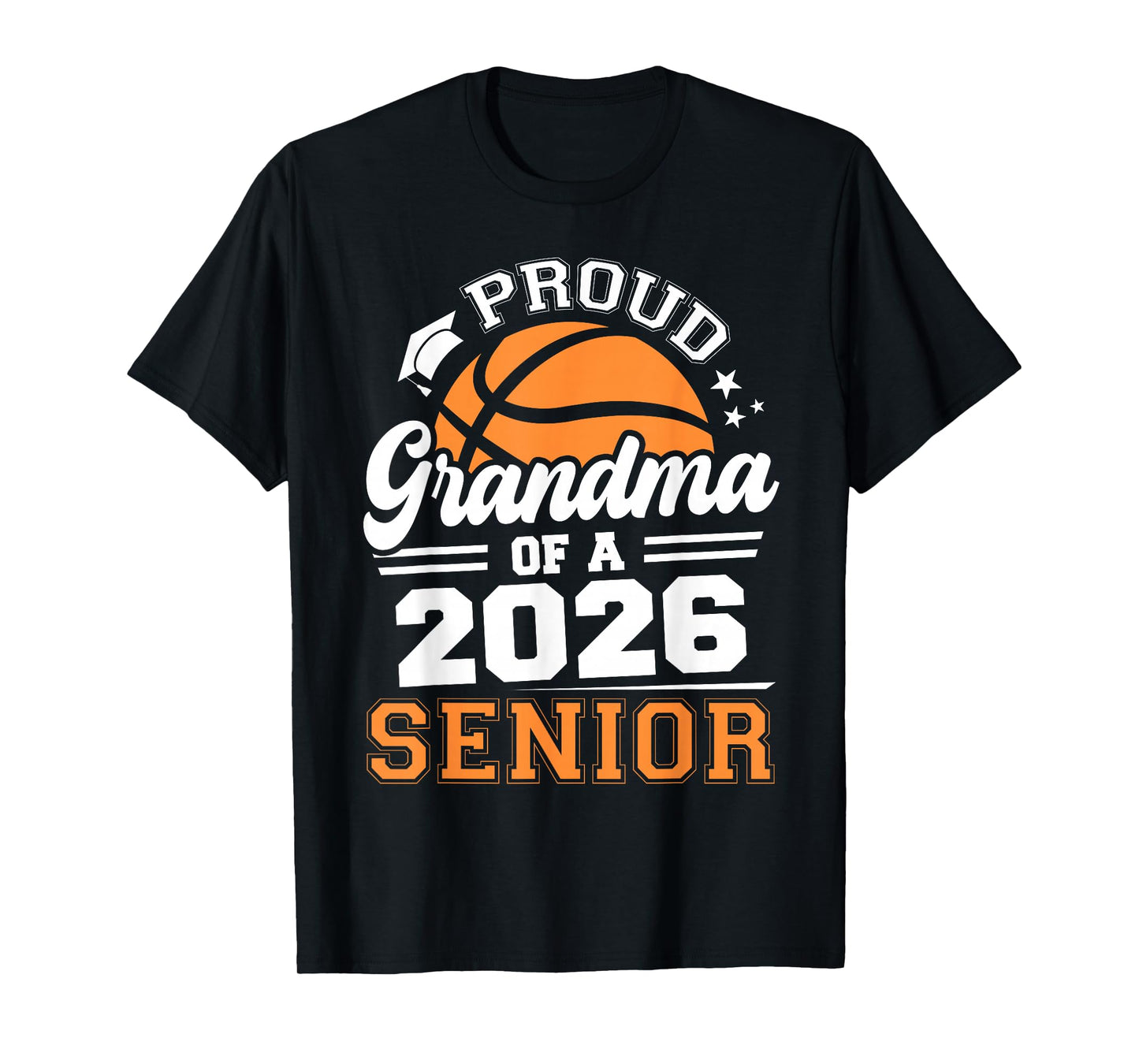 Proud Grandma of A 2026 Senior Basketball Graduation T-Shirt