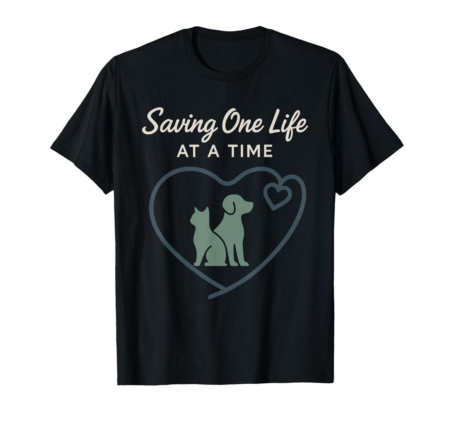 Animal Shelter Worker Animal Rescue Volunteer Humane Society T-Shirt