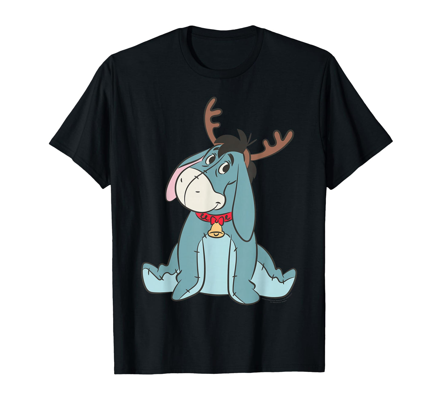 Disney Eeyore Christmas Reindeer Winnie The Pooh Holiday T-Shirt