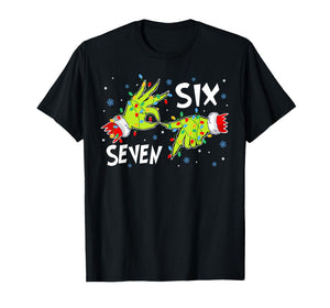 6 7 Six Seven Gen Z Alpha Meme Slang Holiday Merry Christmas T-Shirt