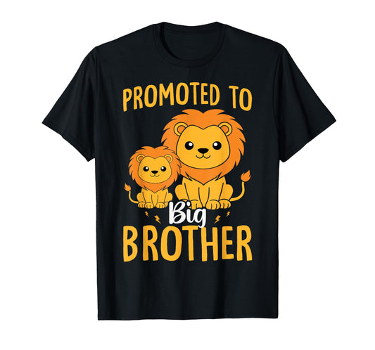 Promoted to Big Brother Cute Lion Lover Family Reveal T-Shirt