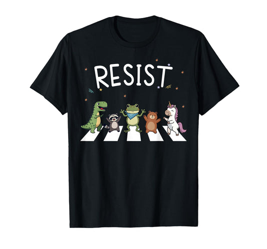 Portland Frog Protest Resist - Portland Frog Activist T-Shirt
