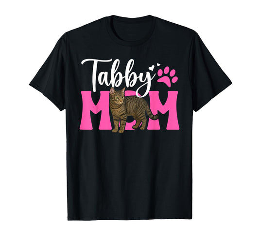 Gray Tabby Cat Mom Grey Tabby Cat Owner T-Shirt