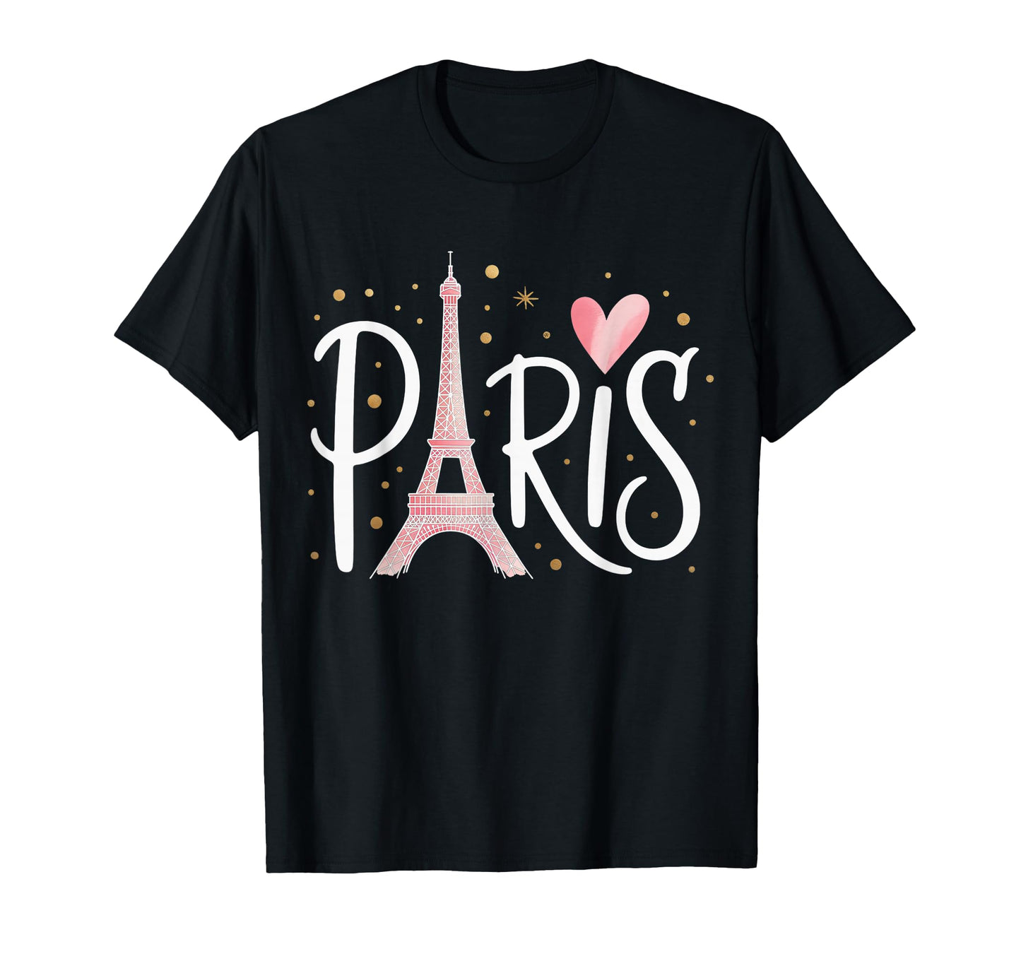 Eiffel Tower Paris Girls Guys Travel Holiday France Souvenir T-Shirt