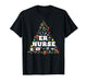 ER Nurse Christmas Tree Lights Womens Mens Kids T-Shirt