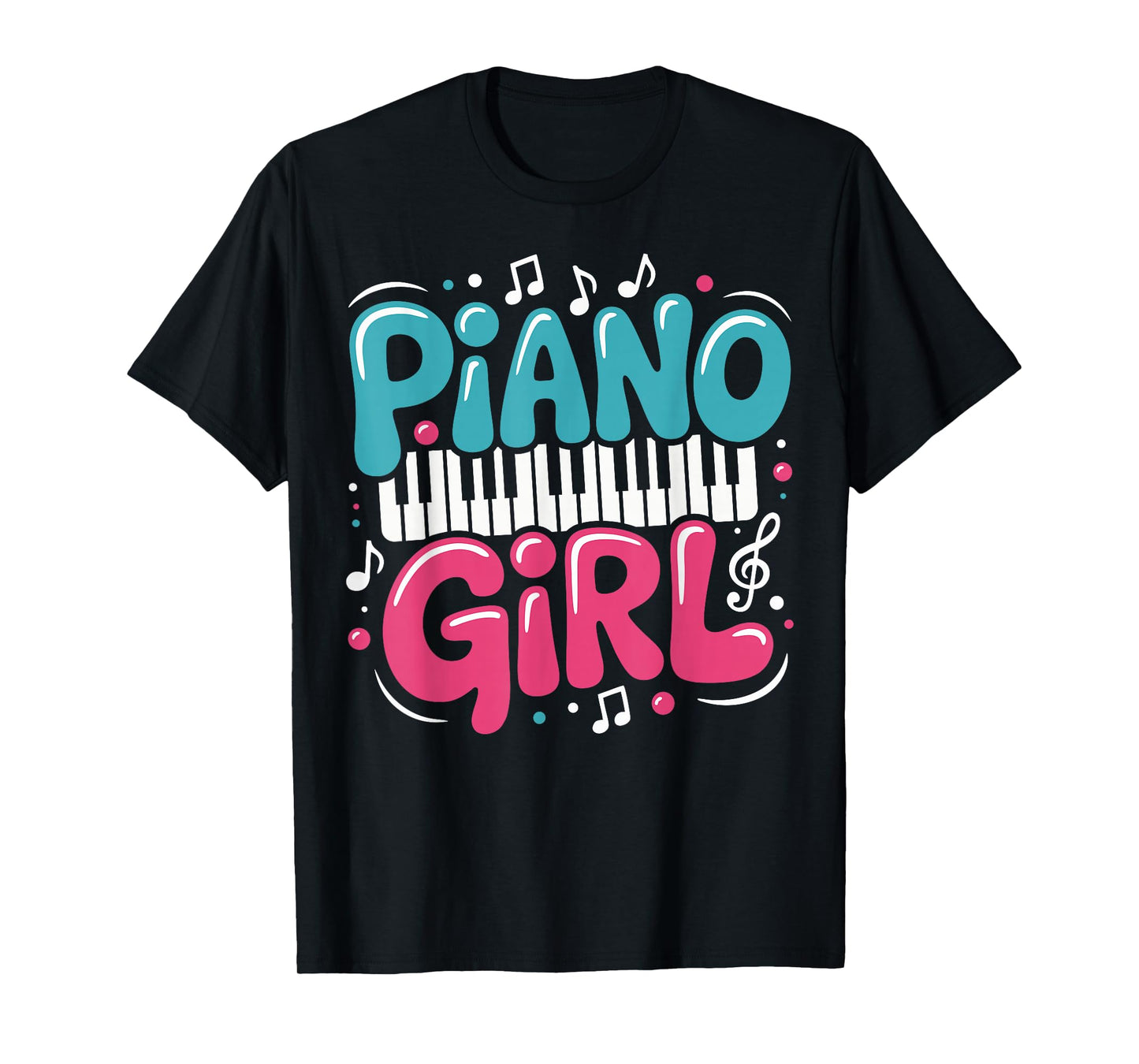 Girl Piano Player Daughter Piano T-Shirt