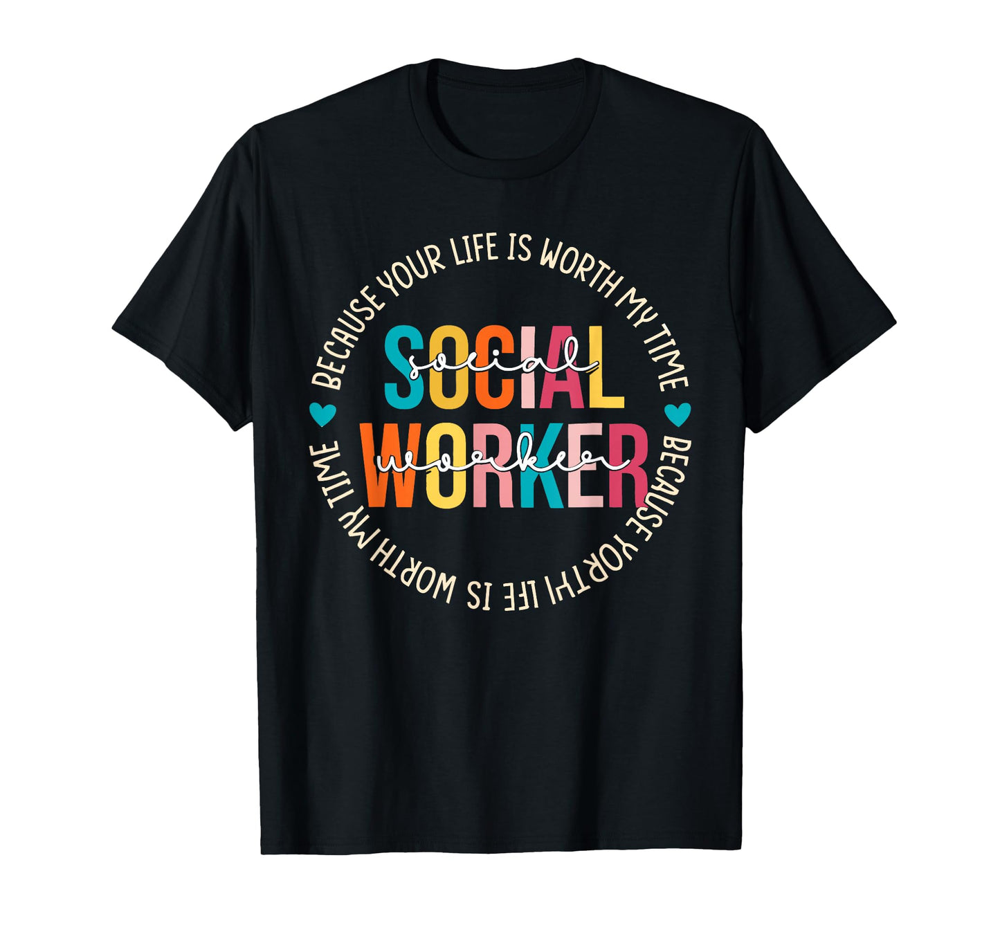 Advocate Support Empower Social Worker Social Work Month T-Shirt