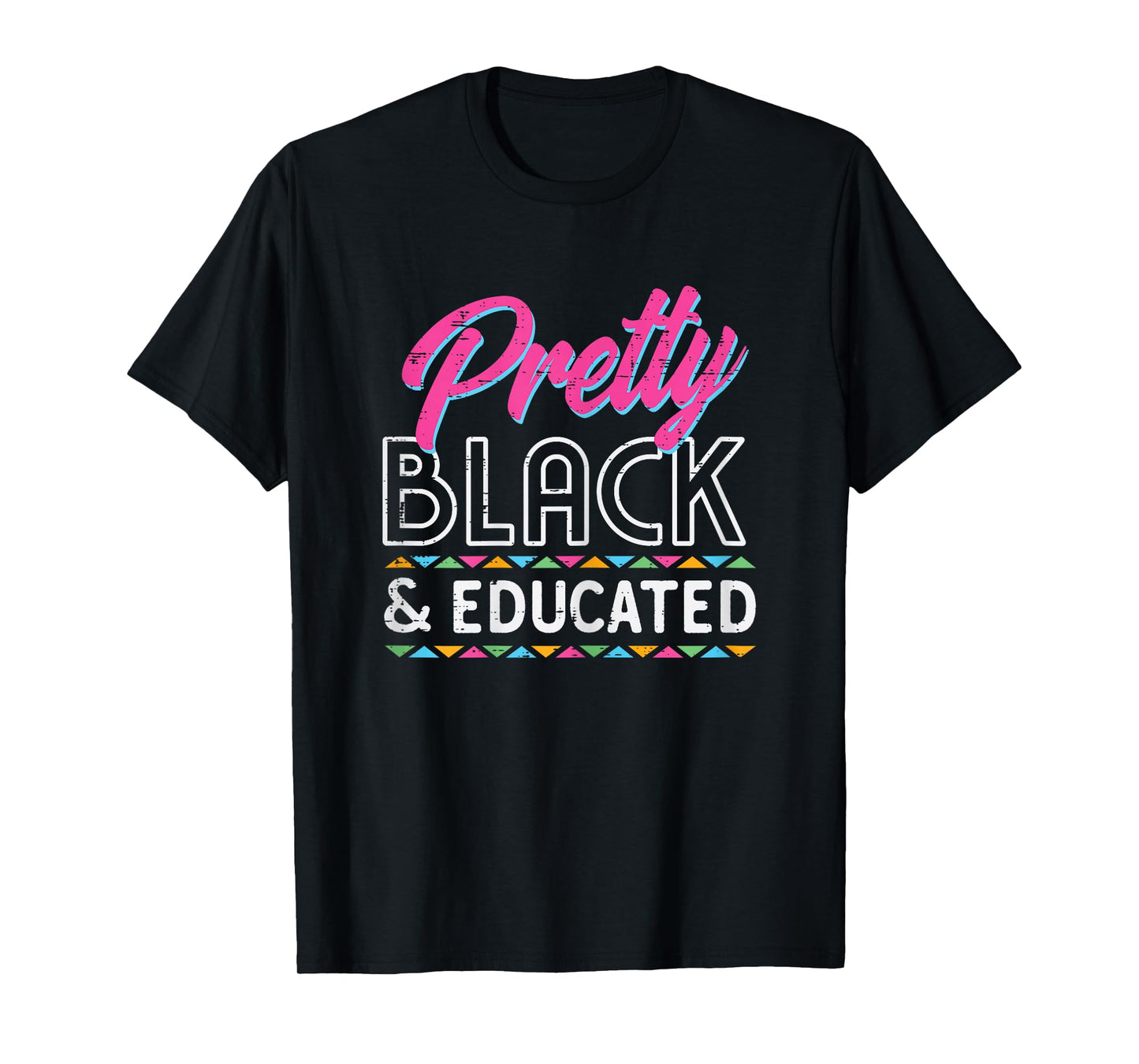 Black History Pretty and Educated African Women Girls Kids T-Shirt