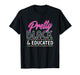 Black History Pretty and Educated African Women Girls Kids T-Shirt