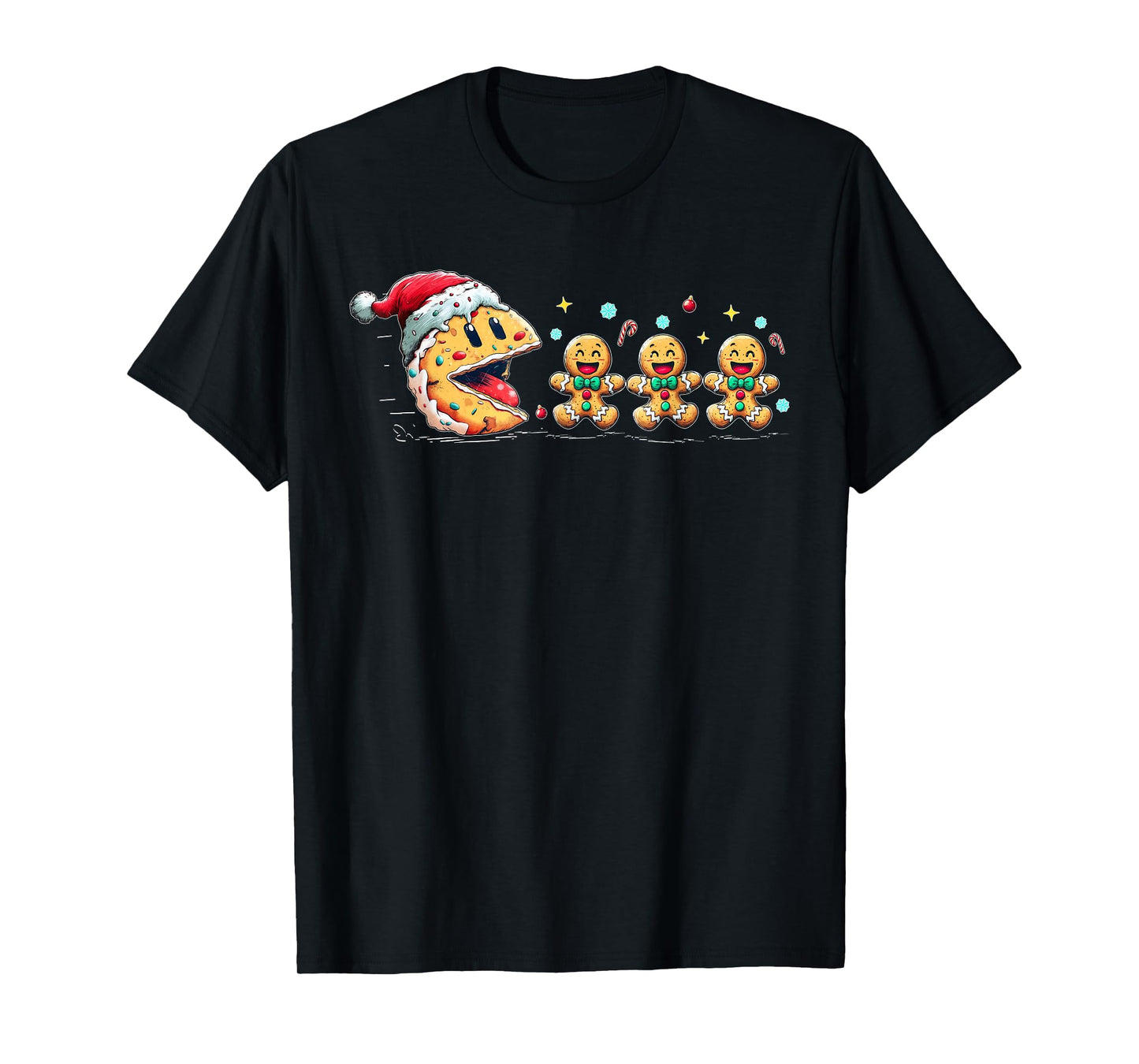 Funny Gingerbread Christmas Cookie Baking Boys Girls Kids T-Shirt