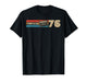 50th Birthday Retro Vintage 1976 Men Women T-Shirt