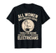 Electrician Art for Women Girls Professional Electrician T-Shirt