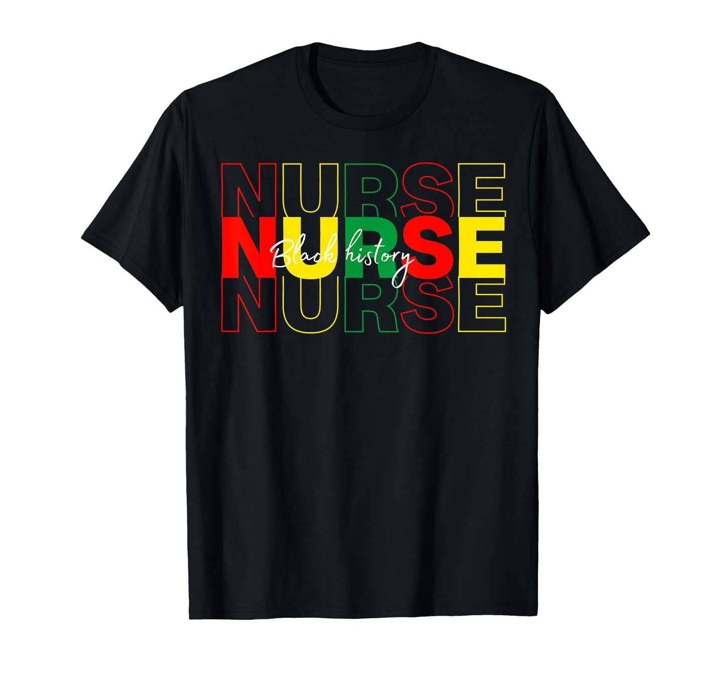 Nurse Black History Black Nurse African Juneteenth T-Shirt