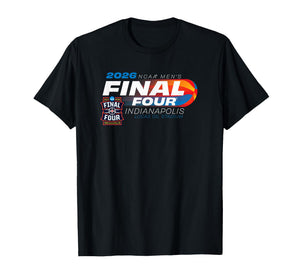 NCAA Final Four 2026 Men's Basketball Indianapolis Black T-Shirt