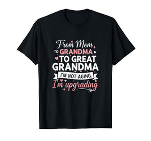 Great Grandmother First Time Great Grandma T-Shirt
