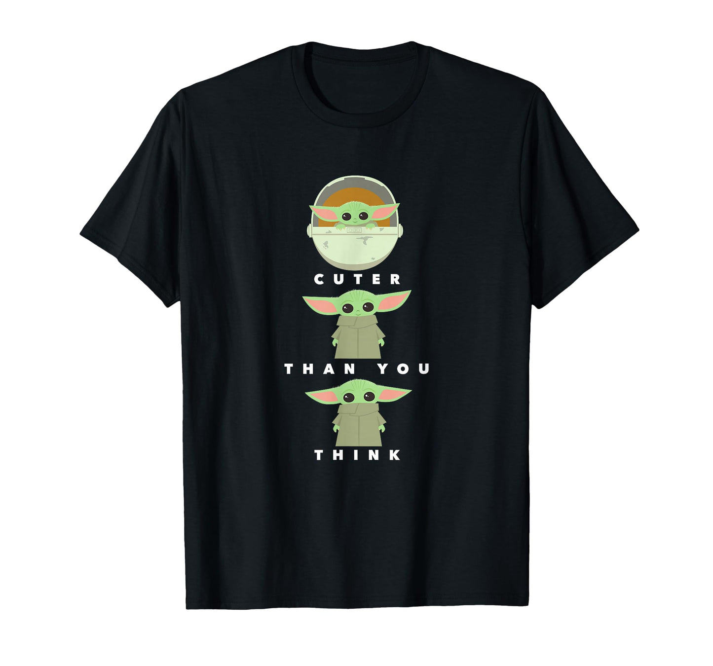Star Wars The Mandalorian Grogu Cuter Than You Think T-Shirt