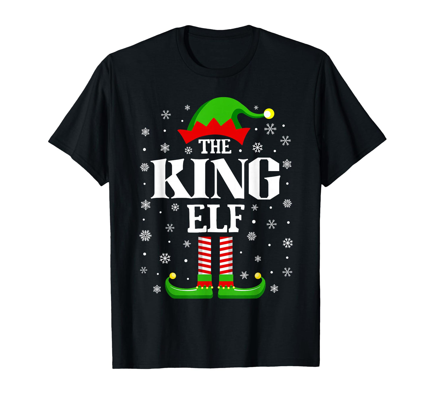 King Elf Funny Christmas Family Matching T-Shirt