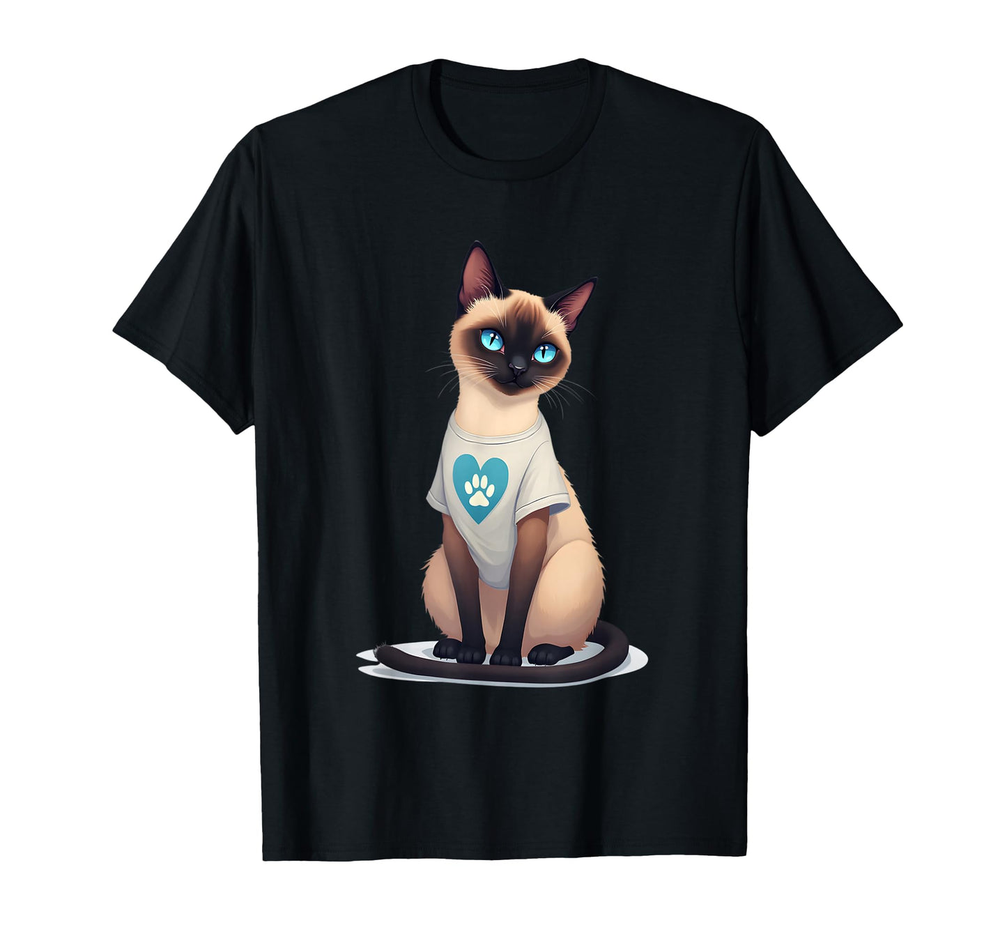 Cute Siamese Cat for A Meezer Owner T-Shirt