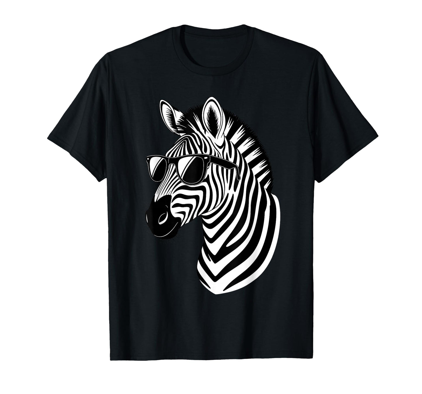 Funny Zebra Art for Men Women Kids Zebra Animal Print Zebra T-Shirt