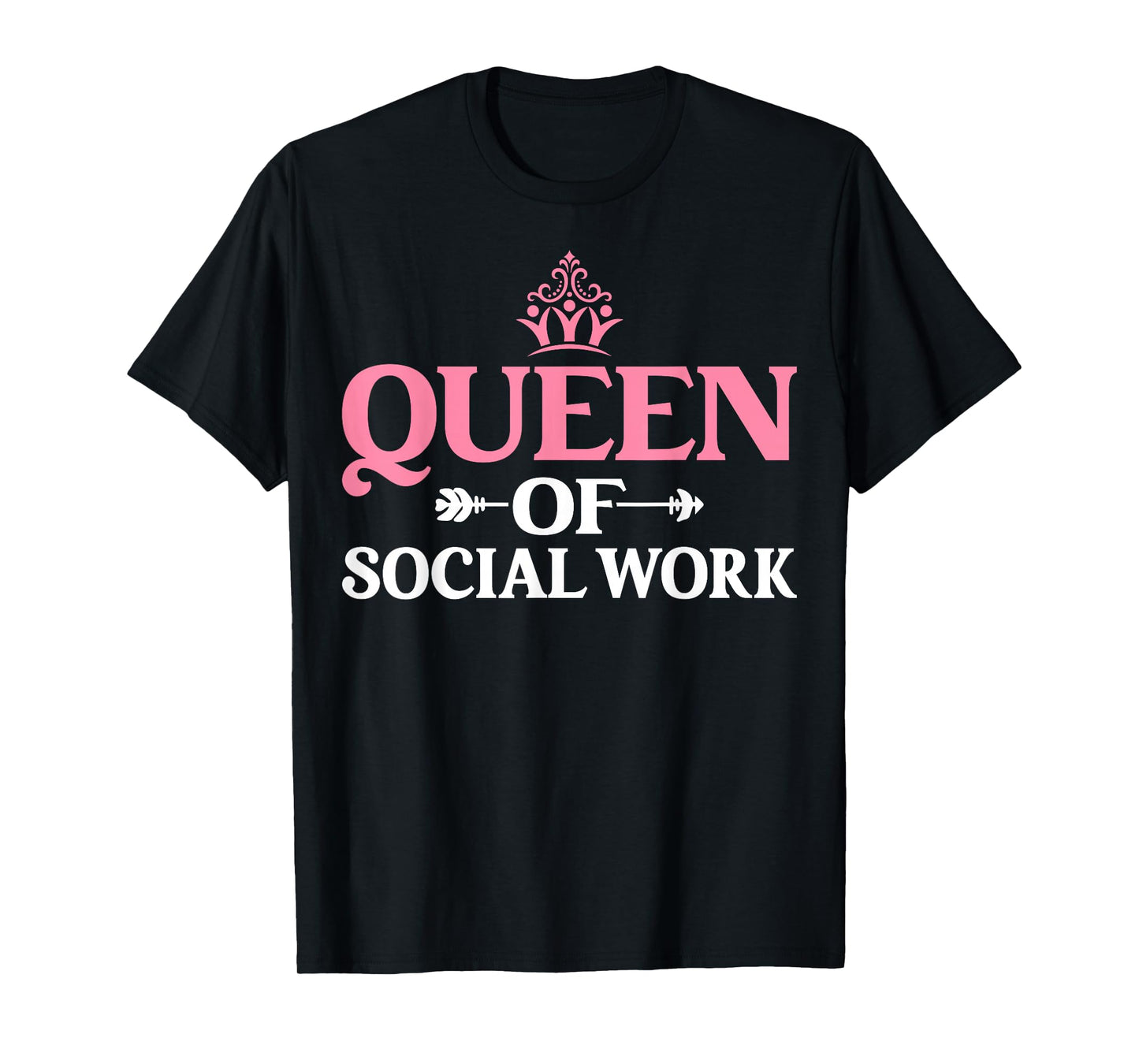 Queen of Social Work Crown Social Worker Women T-Shirt