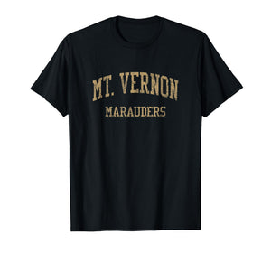 Mt. Vernon High School HS Fortville in Vintage Sports T-Shirt