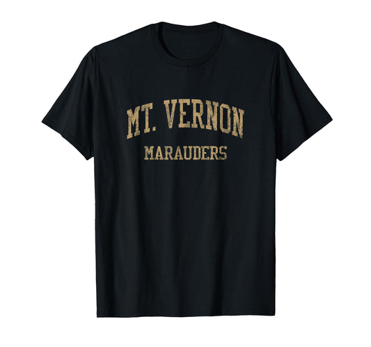 Mt. Vernon High School HS Fortville in Vintage Sports T-Shirt