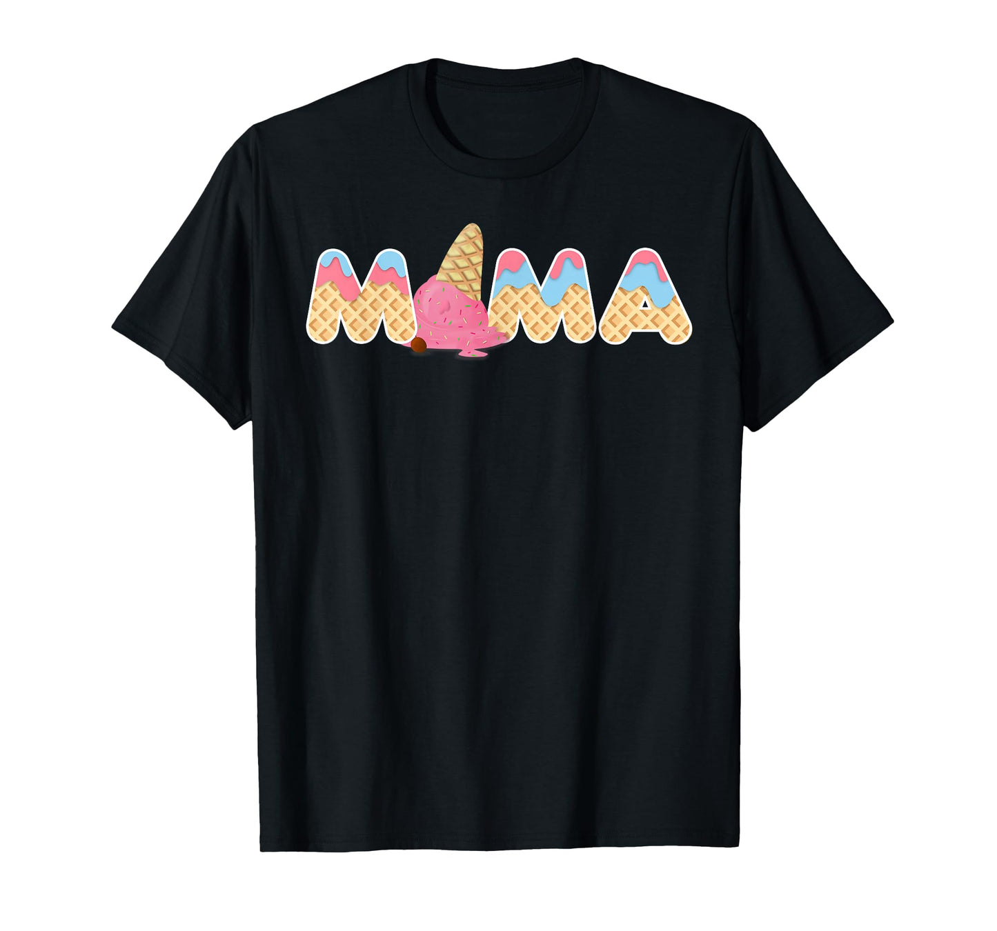 Ice Cream Mama 1st Birthday Matching Family T-Shirt