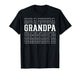 Grandpa Funny Layered Text Father's Day Grandpa T-Shirt
