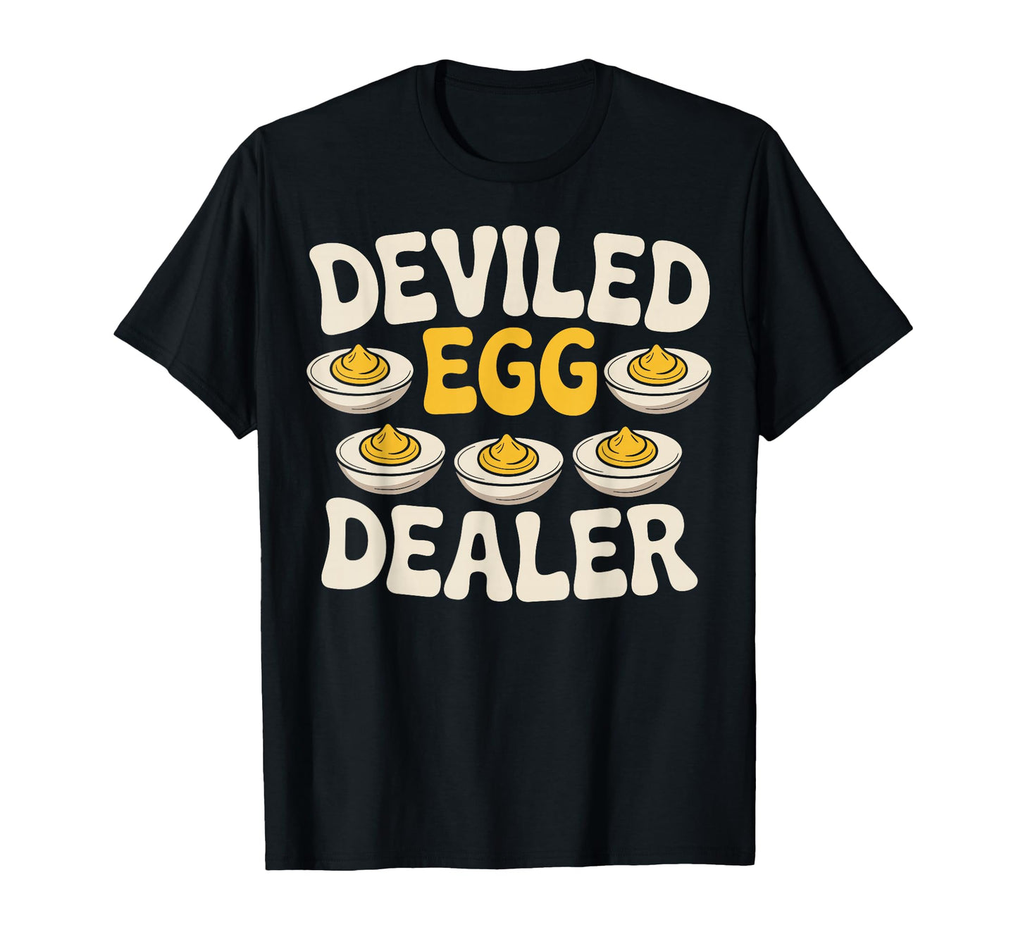 Deviled Egg Dealer Retro Thanksgiving Food Deviled Egg T-Shirt