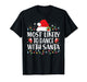 Most Likely to Dance with Santa Family Matching Christmas T-Shirt