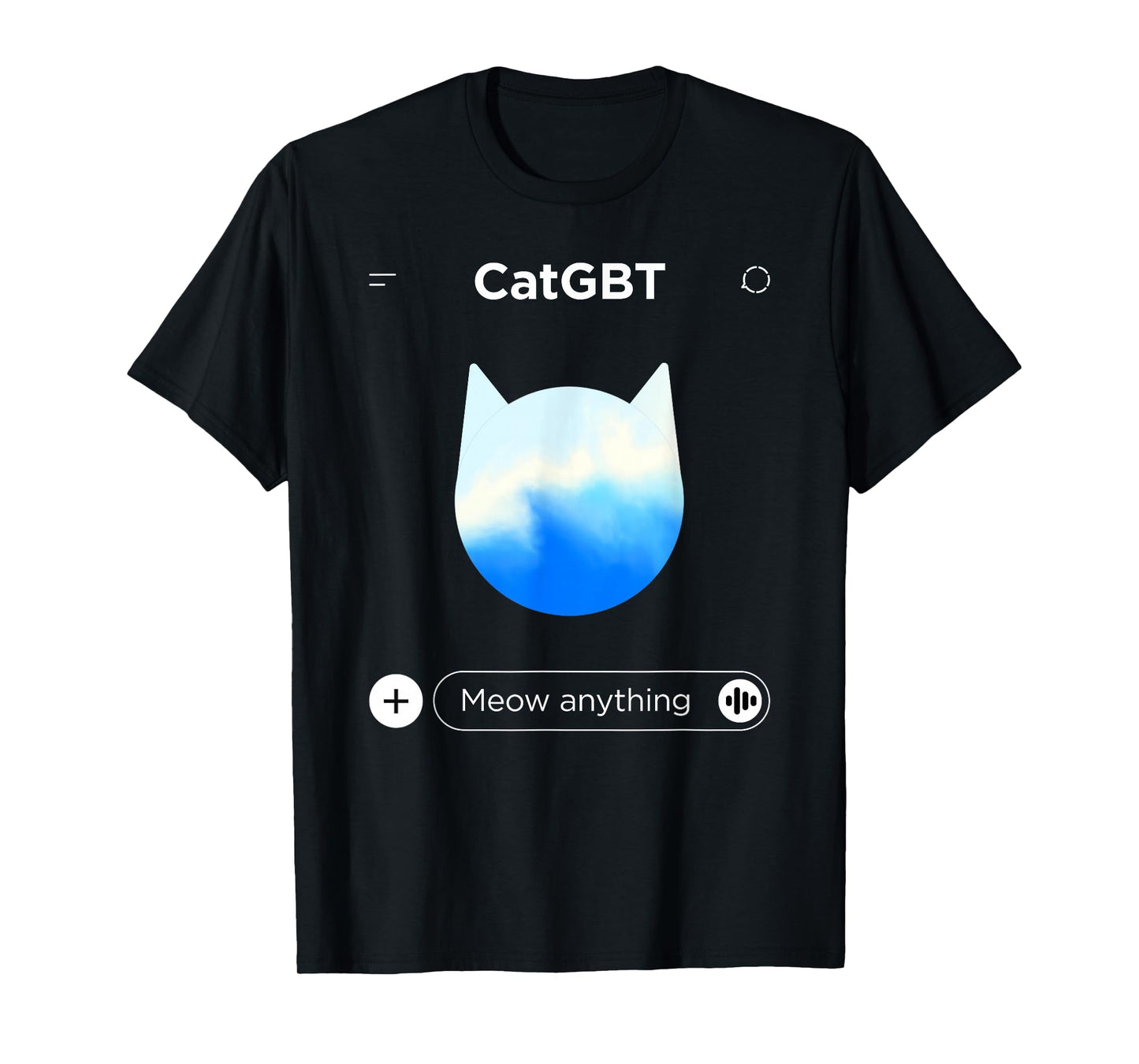 Cat GBT Ask Anything - Funny Ai Meme Parody T-Shirt