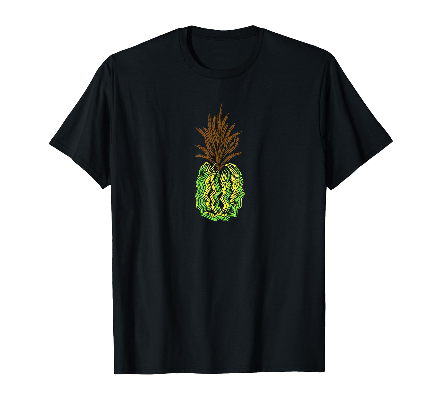 Minimalist Pineapple Graphic T-Shirt