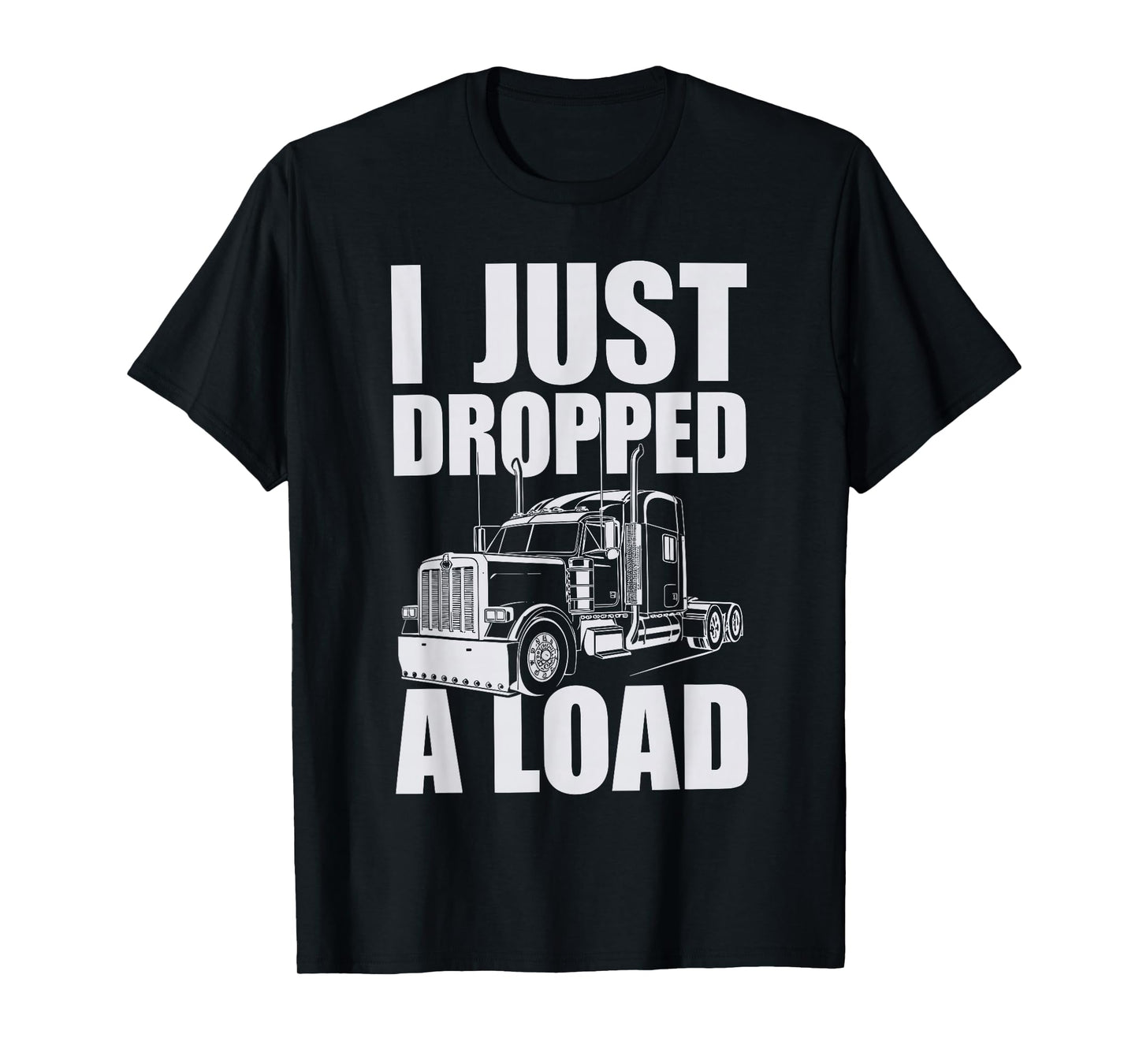 Cool Truck Driver Art for Men Women Big Rig Trailer Trucker T-Shirt