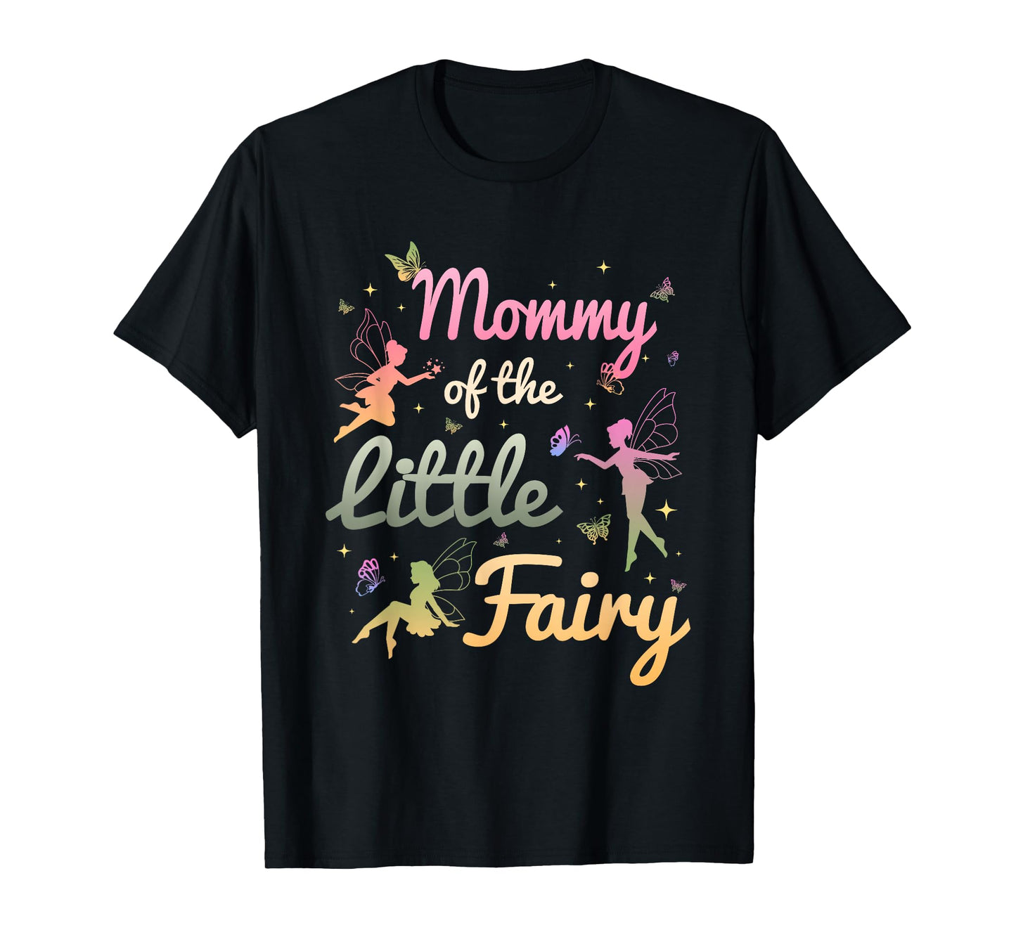 Mommy of The Little Fairy 1St Birthday Girl Fairytale T-Shirt