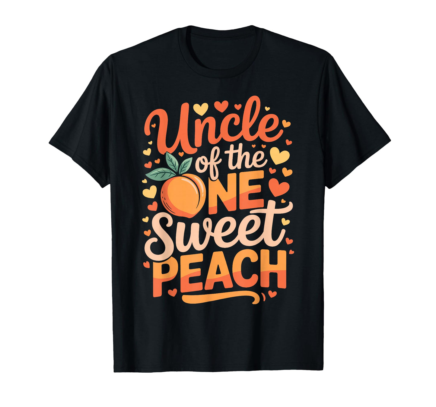 Uncle of The One Sweet Peach Family Matching T-Shirt