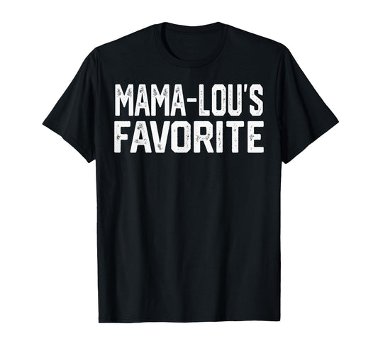 Mama-Lou’S Favorite Funny Grandparent Grandchild Vintage T-Shirt