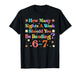 Funny Six Seven 6 7 Meme Teacher Design Reading 6-7 Teacher T-Shirt