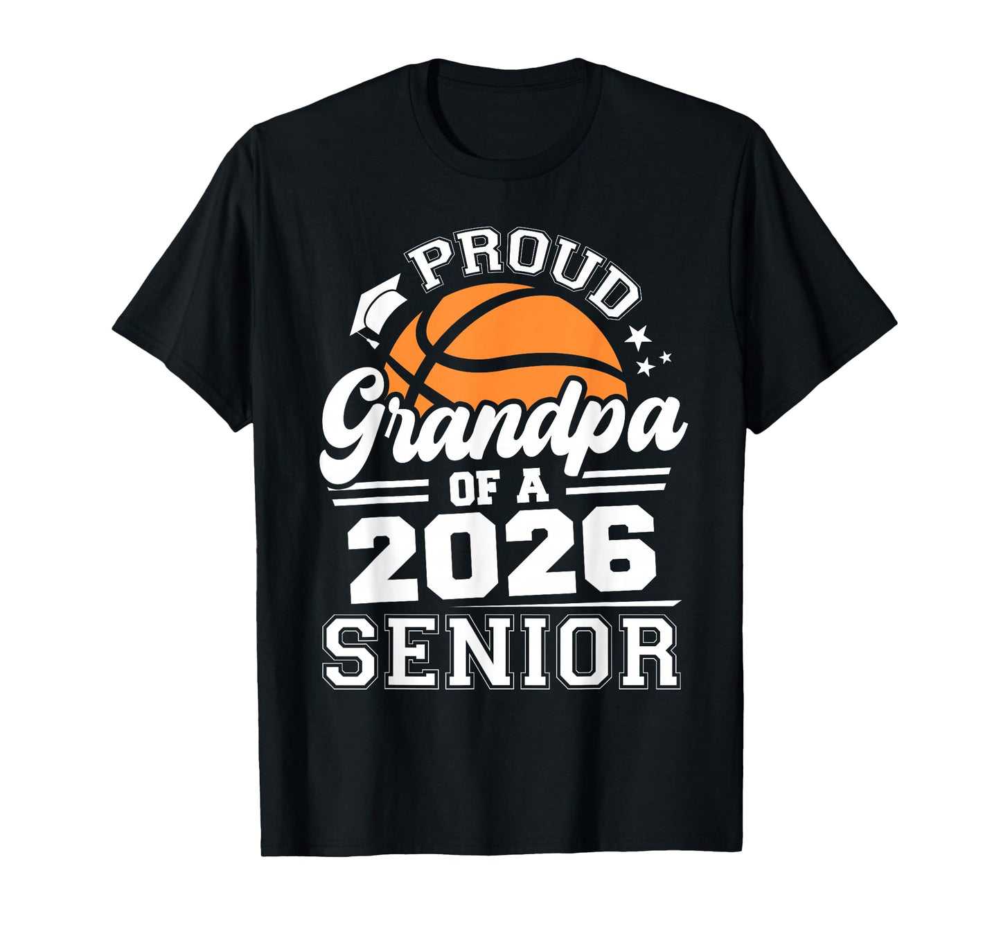 Proud Grandpa of A 2026 Senior Basketball Graduate T-Shirt