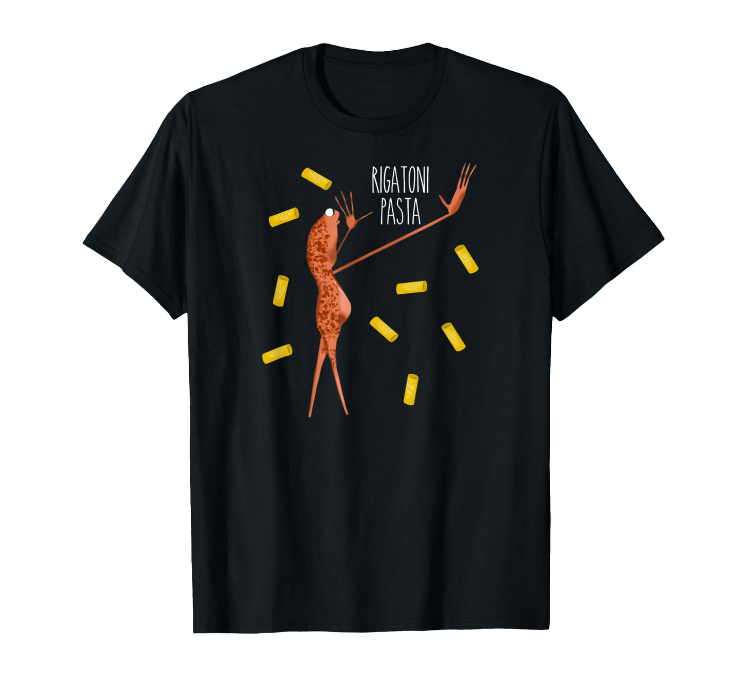 Rigatoni Pasta Design Style Marcus The Worm Funny Meme T-Shirt