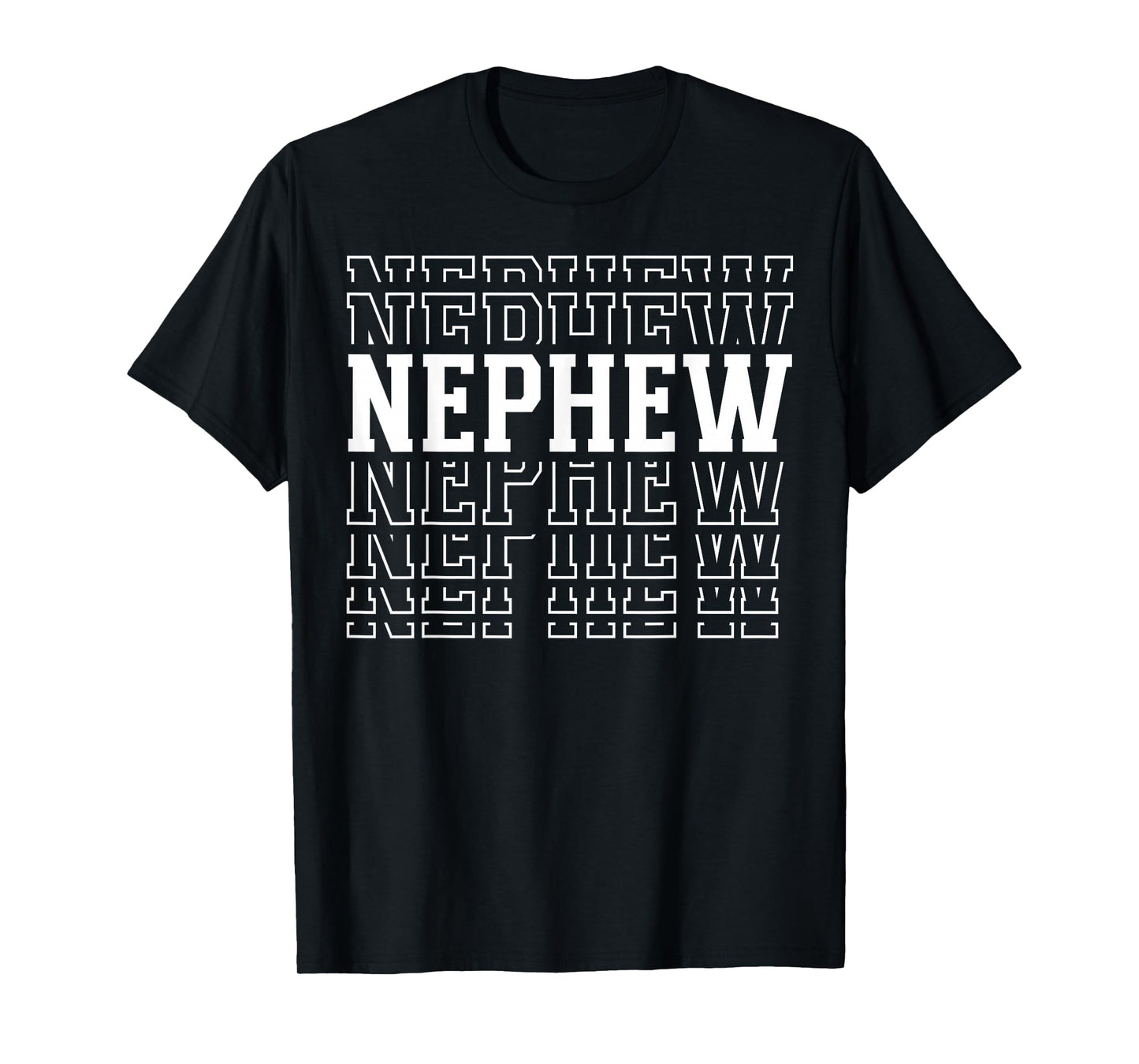 Nephew Funny Layered Text Birthdays Kids T-Shirt
